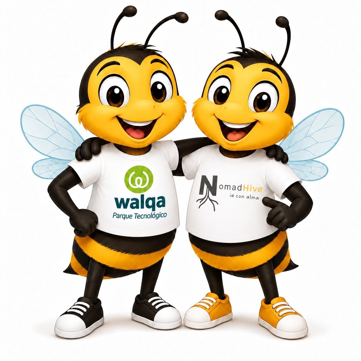 ¡Las abejas de NomadHive ya tienen un rinconcito en Walqa! 🐝💛